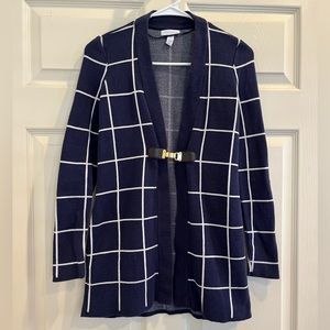 CHARTER CLUB navy cardigan sweater